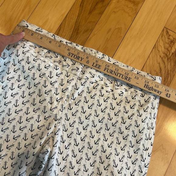 J. Crew White and Black Cropped Ankle Women’s Pants - Picture 11 of 12